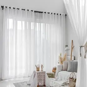 Linen Sheer Curtains